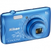 Фотоаппарат Nikon Coolpix S3700 Blue Lineart <20.1Mp, 8x zoom, 2.6", SDXC, 720P> (VNA825E1)