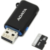 ADATA Premier <AUSDX64GUICL10-ROTGMBK> microSDXC Memory Card 64Gb UHS-I U1+  microSD-->OTG/USB Adapter