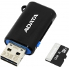 ADATA Premier <AUSDH32GUICL10-ROTGMBK> microSDHC Memory Card 32Gb UHS-I U1+  microSD-->OTG/USB Adapter