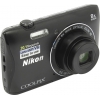 Nikon CoolPix S3700 <Black> (20.1Mpx, 25-200mm, 8x, F3.7-6.6, JPG, SDXC, 2.7", WiFi, NFC,  USB2.0,  AV,  Li-Ion)