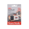 Карта памяти MicroSDHC 8Gb SanDisk Class10 Ultra + SD Adapter (SDSDQUIN-008G-G4)