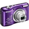 Фотоаппарат Nikon Coolpix L31 Purple Lineart + 4Gb <16Mp, 5x zoom, 2.7", SDHC> (VNA873KR01)