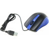 OKLICK Optical Mouse <225M> <Black&Blue> (RTL) USB  3btn+Roll <288233>