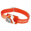 Фонарь налобный Led Lenser SEO3 оранжевый лам.:светодиод. 100lx AAAx3 (6104)