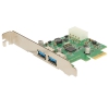 Контроллер ORIENT NC-3U2PE, PCI-E USB 3.0 2ext port, NEC D720200 chipset, разъем доп.питания, oem (30069)