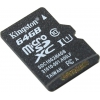 Kingston <SDC10G2/64GBSP>  microSDXC Memory Card 64Gb  UHS-I U1 Class10