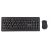 Клавиатура + мышь Oklick 260M клав:черный мышь:черный USB беспроводная