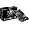 Мат. плата ASRock H170 PRO4/D3 <S1151, iH170, 4*DDR3, 2*PCI-E16x, DVI, HDMI, SATAIII+RAID, GB Lan, USB3.0, ATX, Retail>