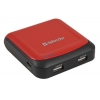Аккумулятор USB 5200MAH 1+1A EXTRALIFE 83603 DEFENDER Внешний аккумулятор ExtraLife 5200 красный,5200mAh,2xUSB,5V/1A+1A