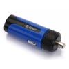 АЗУ Zetton с выходом USB ток зарядки 2,1А черное с синей вставкой (ZTLSCC2A1UBB)