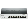 Коммутатор D-Link DGS-1100-08P/B1A 8G 8PoE 64W настраиваемый