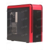Корпус Miditower Deepcool Pangu SW-RD V2, USB3, Black, Red, Window, без БП