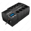 ИБП CyberPower BR650ELCD (линейно-интерактивый, 650ВA, 8 роз CEE7, USB-порт, защита тел/модем линии)