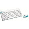 Клавиатура+мышь беспроводная Logitech MK240 White (920-005791) USB