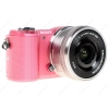 Системная камера SONY Alpha ILCE-5000LP kit 16-50mm Pink (20.1MP/5456x3632/MSDuo,SDXC/NP-FW50/3.0")