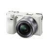 Системная камера SONY Alpha ILCE-6000LW kit 16-50mm White (24.3MP/6000x4000/MSDuo,SDXC/NP-FW50/3.0")