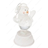 Сувенир Новогодний "Бегущий Снеговик" Orient [LED-подсветка, 7 цветов, держатель для фото/визиток, USB]