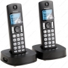 Радиотелефон Panasonic KX-TGC322RU1 [DECT, 2 трубки, GAP, ЖК, АОН, Caller ID, блок.вызовов, радионяня, черный]