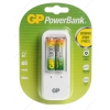 Зарядное устройство GP PowerBank  PB410 (1-2 x AA/AAA NiMH, 2 x GP 1300 Series AA , время зарядa 8-16 час.)