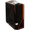 Корпус Fulltower NZXT PHANTOM black/orange trim, USB3, без БП [CA-PHATM-O2]