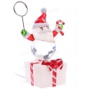 Сувенир Новогодний "Дед Мороз - Подарок на память с музыкой" Orient [LED-подсветка, держатель для фото/визиток, USB]