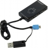 Концентратор USB 2.0 + OTG ORIENT MI-363, OTG/USB 2.0 HUB 3 Ports + OTG SD/microSD CardReader, адаптер microUSB(F)-USB(M), совместим с планшетами/смар (30093)