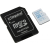 Kingston <SDCAC/32GB> microSDHC Memory Card 32Gb UHS-I U3  +  microSD-->SD  Adapter