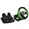 Руль проводной SVEN Drift [для PC, USB, 180 гр., 240 мм., 2 оси, 10 кн., цвет черный-зелённый]