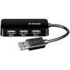 Разветвитель USB 3.0 D-Link DUB-1341/A1B 4порт. черный