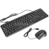 Клавиатура + мышь Oklick 600M клав:черный мышь:черный USB (MK-5330)