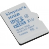 Kingston <SDCAC/16GBSP> microSDHC Memory Card 16Gb  UHS-I U3