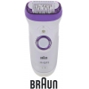 Эпилятор Braun 9561 скор.:2 насад.:5 от электр.сети от аккум. белый/фиолетовый