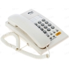 Телефон проводной Ritmix RT-330 белый [повторный набор, регулировка уровня громкости, световая индикац]