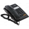 Телефон проводной Ritmix RT-330 черный [повторный набор, регулировка уровня громкости, световая индикац]
