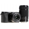 Системная камера SONY Alpha ILCE-6000YB kit 16-50mm+55-210mm Black (24.3MP/6000x4000/MSDuo,SDXC/NP-FW50/3.0")