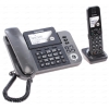 Радиотелефон Panasonic KX-TGF310RUM, черный [база+трубка, GAP, ЖК, АОН, Caller ID, блок.вызовов]