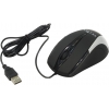 OKLICK Optical Mouse <235M> <Black-Silver> (RTL) USB  3btn+Roll <997813>
