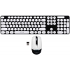 Клавиатура+мышь беспроводная Marvo KC-403W BK Black/White USB