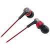 Наушники AUDIO-TECHNICA ATH-CKR3 [вставные (затычки), закрытые 5-24000 Гц, каб. 1.2м, разъем 3.5мм, красные]