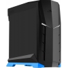 Корпус MidTower SilverStone Raven RVX01 черный/синий, окно, USB3, без БП, [SST-RVX01BA-W]