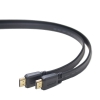 Кабель HDMI (M) - HDMI (M) Cablexpert, 1 м. [вер. 1.4, плоский, Ethernet, черный]