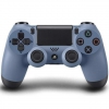 Геймпад беспроводной Dualshock 4 Gray Blue [для PS4/PS3/PC, microUSB, Bluetooth, вибрация, цвет серый-синий]