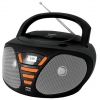 Магнитола BBK BX180U [CD/CD-R/RW/CD MP3, FM-радио, USB, 2x1Вт, черный/оранжевый]