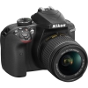 Зеркальная камера Nikon D3400 Kit 18-55mm VR AF-P + 70-300mm VR Black (24.2MP/6000x4000/SD,SDHC/EN-EL14/3.0")