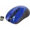 OKLICK Wireless Optical Mouse <545MW> <Black&Blue> (RTL) USB  4btn+Roll <368630>
