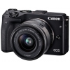 Системная камера Canon EOS M3 kit 15-45mm IS Black (24.2MP/6000x4000/SD,SDHC.SDXC/LP-E17/3.0"/WiFi)