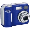 Nikon CoolPix 4100 <Blue(128)> (4.0Mpx, 35-105mm, 3x, F2.8-4.9, JPG, 14.5Mb + 128Mb SD, OVF, 1.6", USB, AV, AAx2)