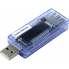Espada <KWS-V20> Цифровой тестер USB (3-9В,  0-3А, 0-99ч, 0-99999мАч)