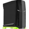 Корпус MidTower SilverStone Raven RVX01 черный/зеленый, окно, USB3, без БП, [SST-RVX01BV-W]