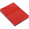 WD <WDBBEX0010BRD-EEUE> My Passport 1Tb Red EXT (RTL) Red  2.5" USB 3.0